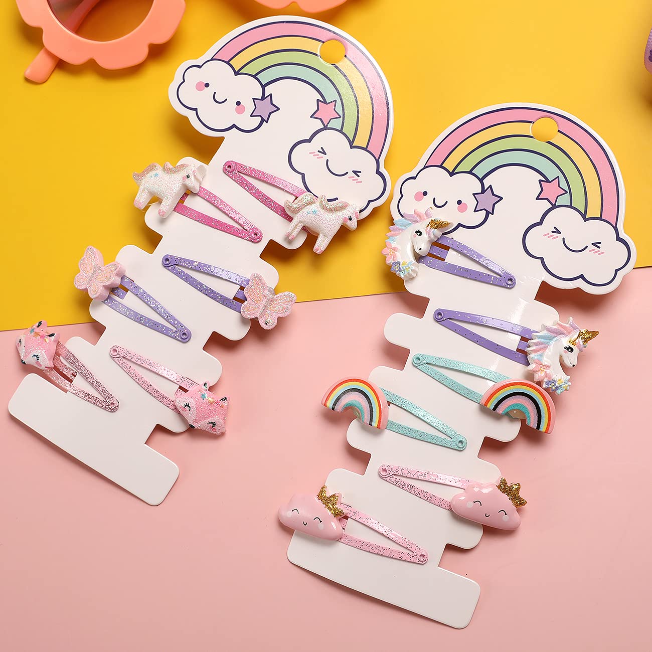 Amazon.com : PinkSheep Unicorn Hair Clips Barrettes for  display picture 2