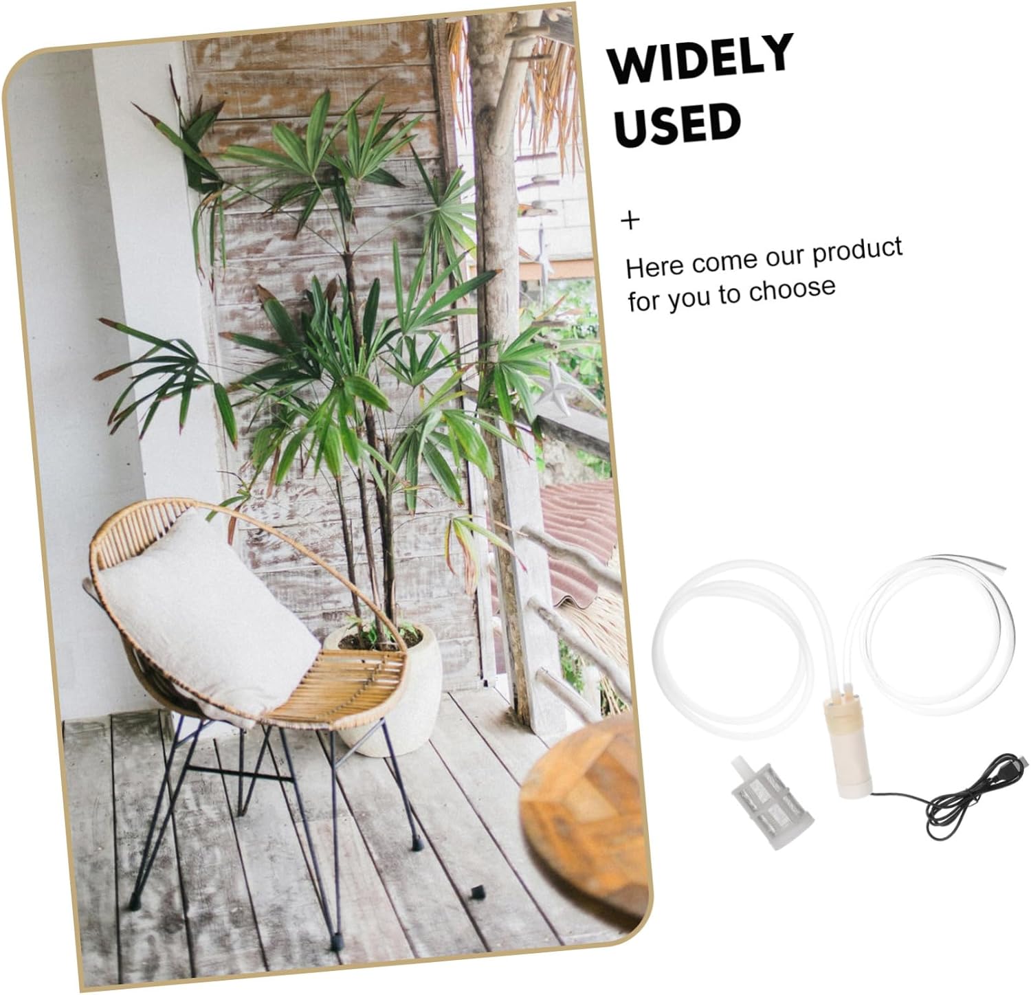 Portable Small Sump Pump for Efficient Water Drainage Usb Shell Design with Outlet Hose for Balconies and Outdoor Spaces