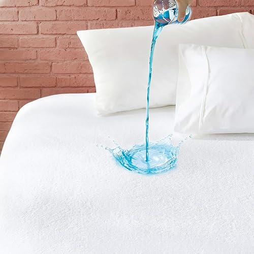 Miniatura 10 de Ruili - Protector de colchón impermeable. Blanco básico, paquete de 1,Blanco,Blanco básico, paquete de 2,2-Blanco,https://www.amazon.com/dp/undefined