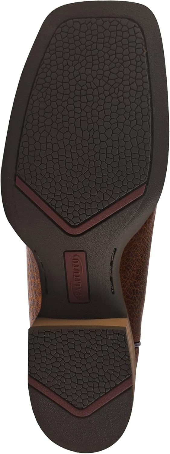 Women Western Boots Hand Painted, Square Toe, Full Grain Cowhide, 4-Layer Composite Sole(PLT203603) - Image 8