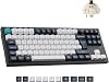Keychron Q3 Max Wireless Mechanical Keyboard TKL - Hot-Swappable Gateron Brown Switch, 2.4G/Bluetooth, Full Aluminum with RGB Programmable Knob Compatible with Mac Windows Linux(UK Layout)- Black