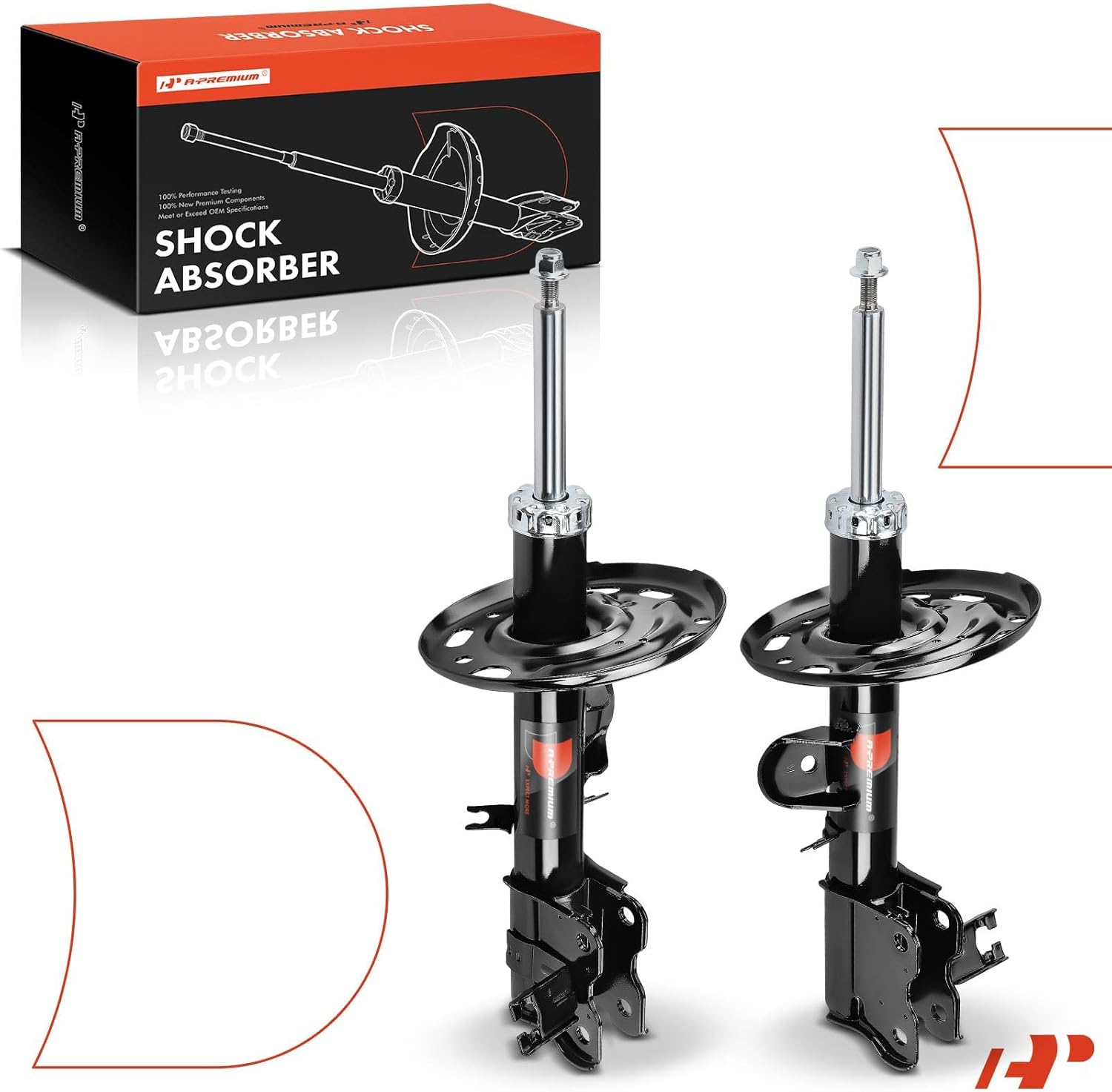 A-Premium Front Shock Absorber Strut Compatible with Nissan Murano 2015-2024, Pathfinder 2013-2020 & Infiniti QX60 2014-2020, JX35 2013, 2-PC Set