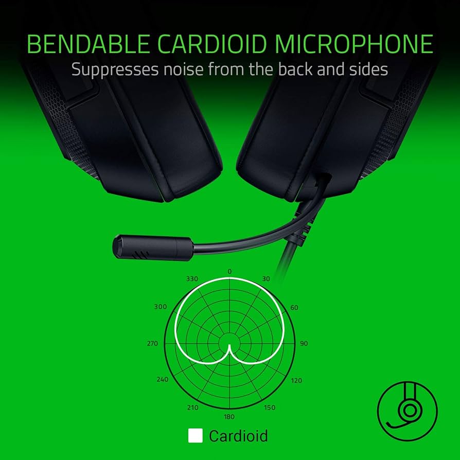 Nintendo Switch RAZER KRAKEN GREEN Razer Kraken V4 X Wired Gaming Headset for PC, Mac