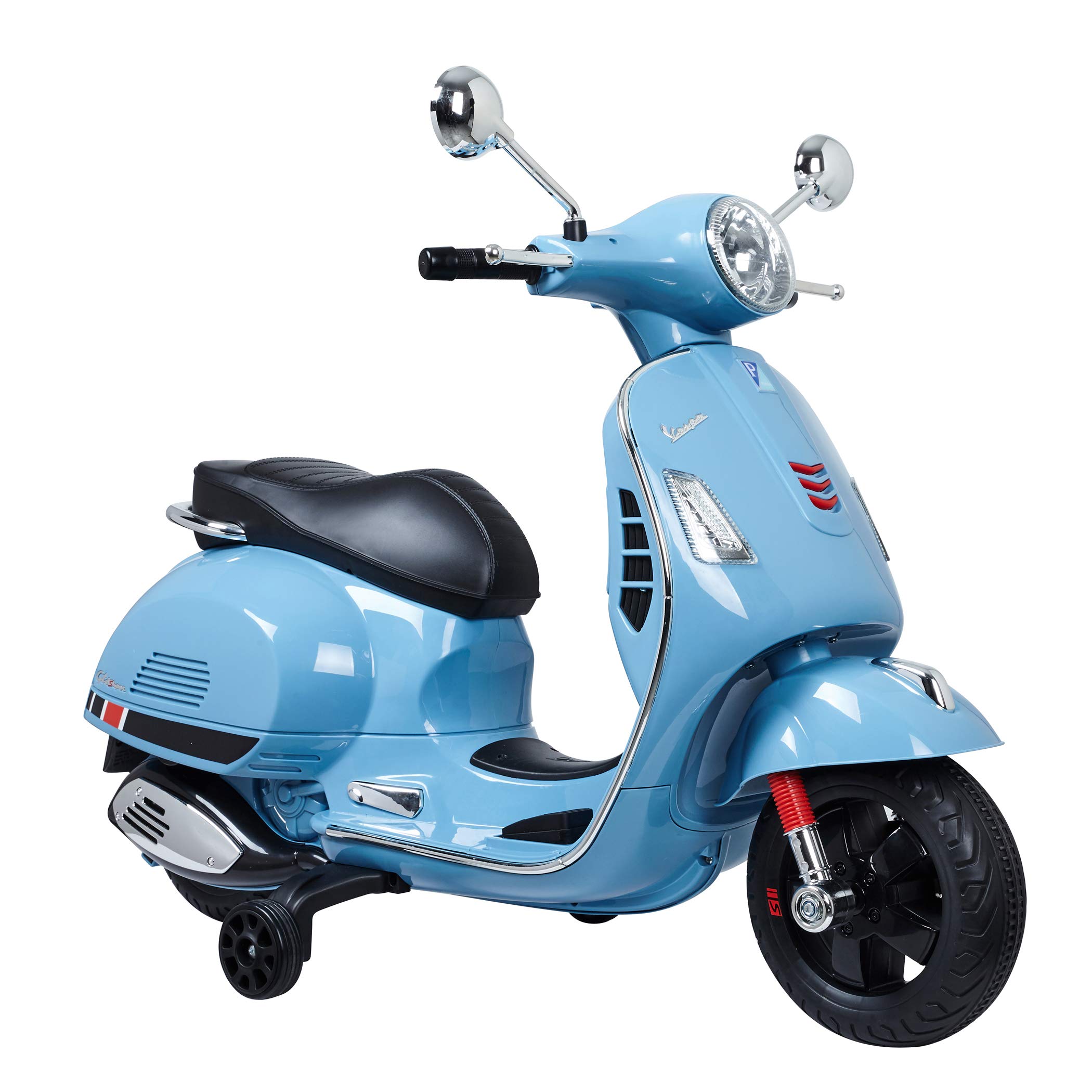 Amazon.com: Light Blue 12V Vespa GTS Super Sport Ride-On for Kids