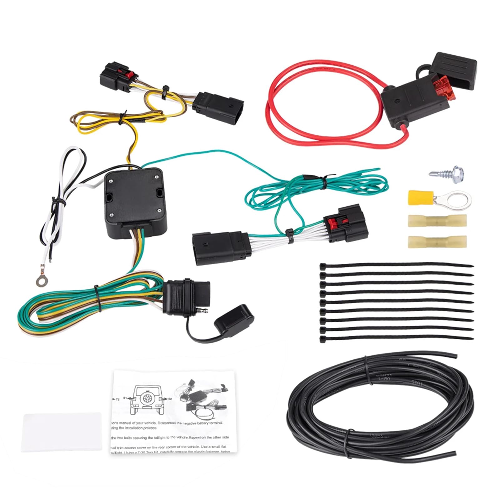 Conector para iluminación de remolque, 56407, fácil de configurar, apto para vehículo, fácil instalación