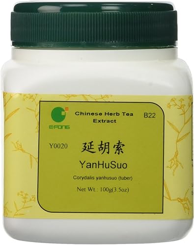 Yan Hu SUO - Tubérculo Corydalis Yanhusuo, 3.53 onzas, (E-Fong)