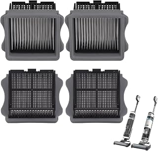 Vacuum Filters Replacement for Tineco iFloor 3/ Floor One S3/ Floor One S5/ Floor One S5 Pro 2 Wet Dry Vacuum Cleaner - Replacement Parts Accessory Kit, 4 Pack