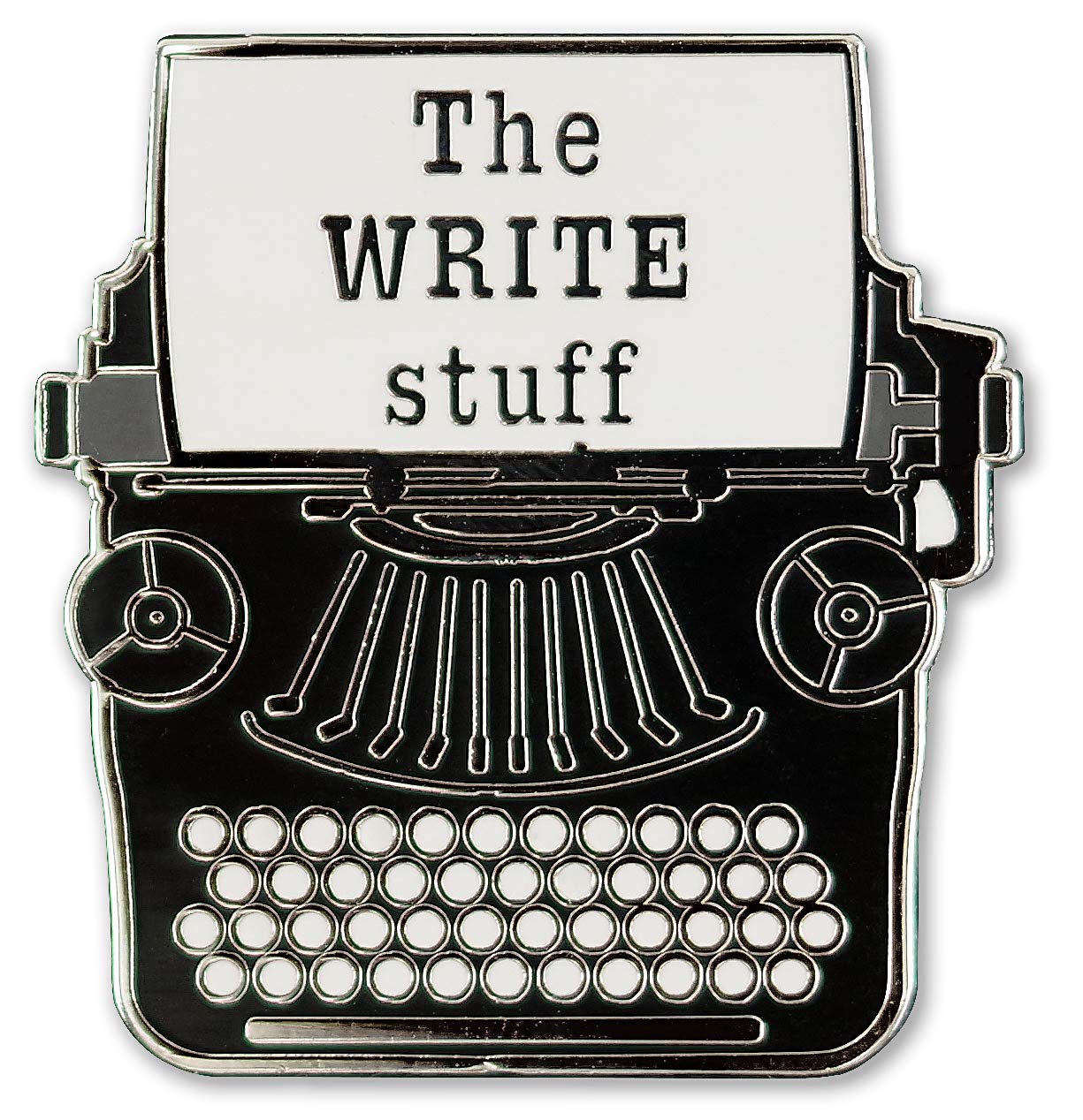 Typewriter Hard Enamel Pin (Cloisonne Pin)