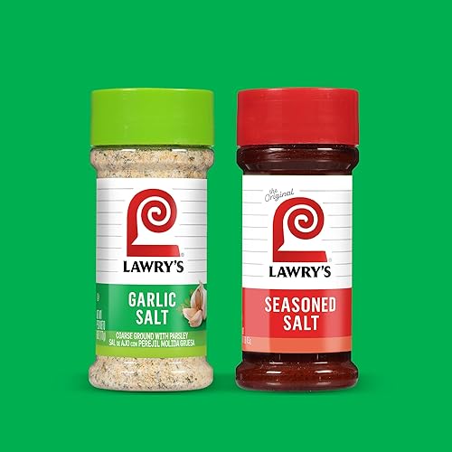 Miniatura 21 de Lawry's Sal de Ajo, Molido Grueso con Perejil, Sin MSG Añadido, Certificado Kosher, Sal Sabrosa para Pollo, Cerdo y Bistec, 11 oz