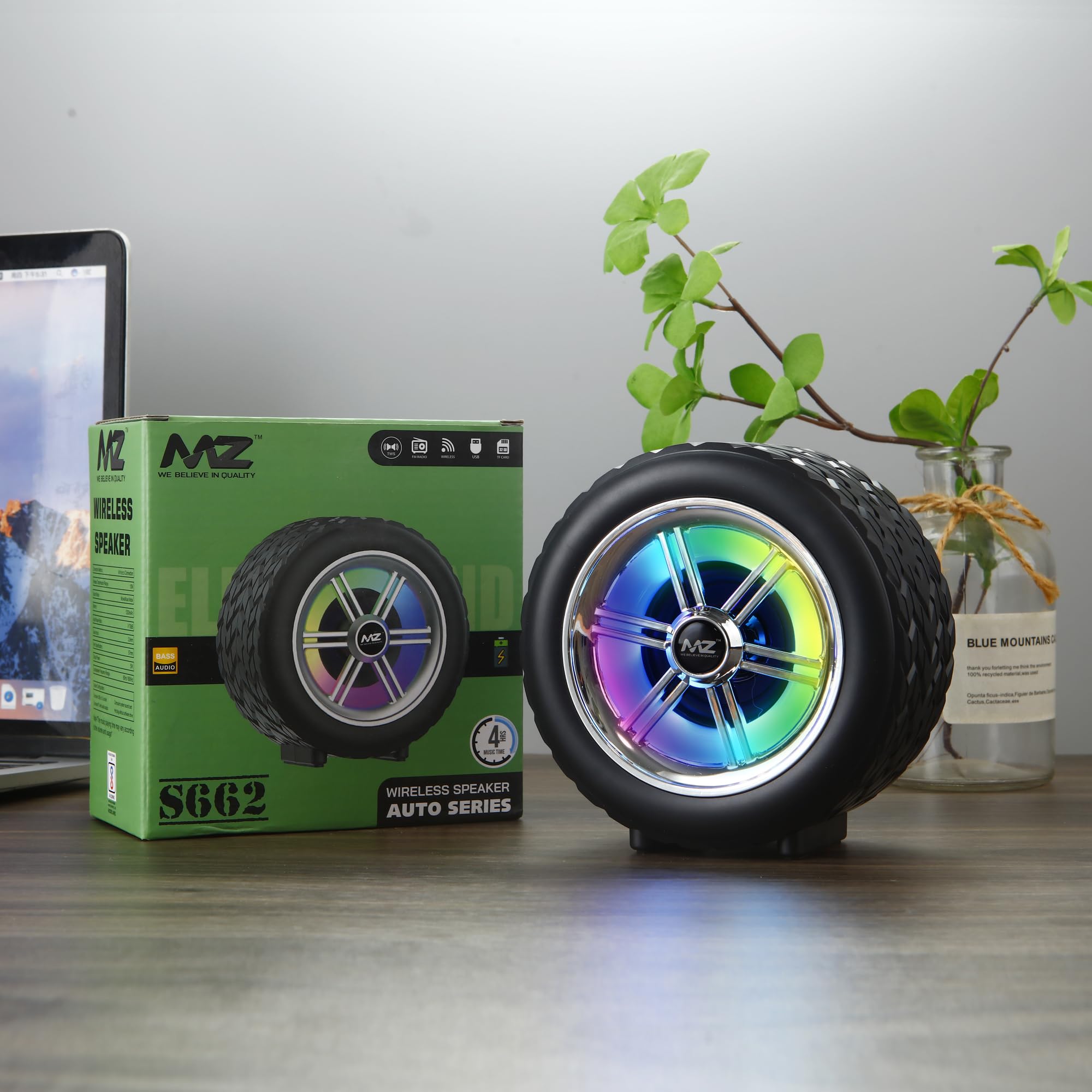 MZ S662 Portable Bluetooth Speaker | Dynamic Thunder High Sound