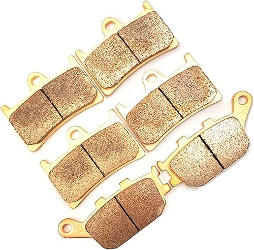Pastillas de freno de disco para Yamaha FZ-07 2014 2015 2016 2017 motocicleta pastillas de freno delantero y trasero accesorios (color  3 pares 1