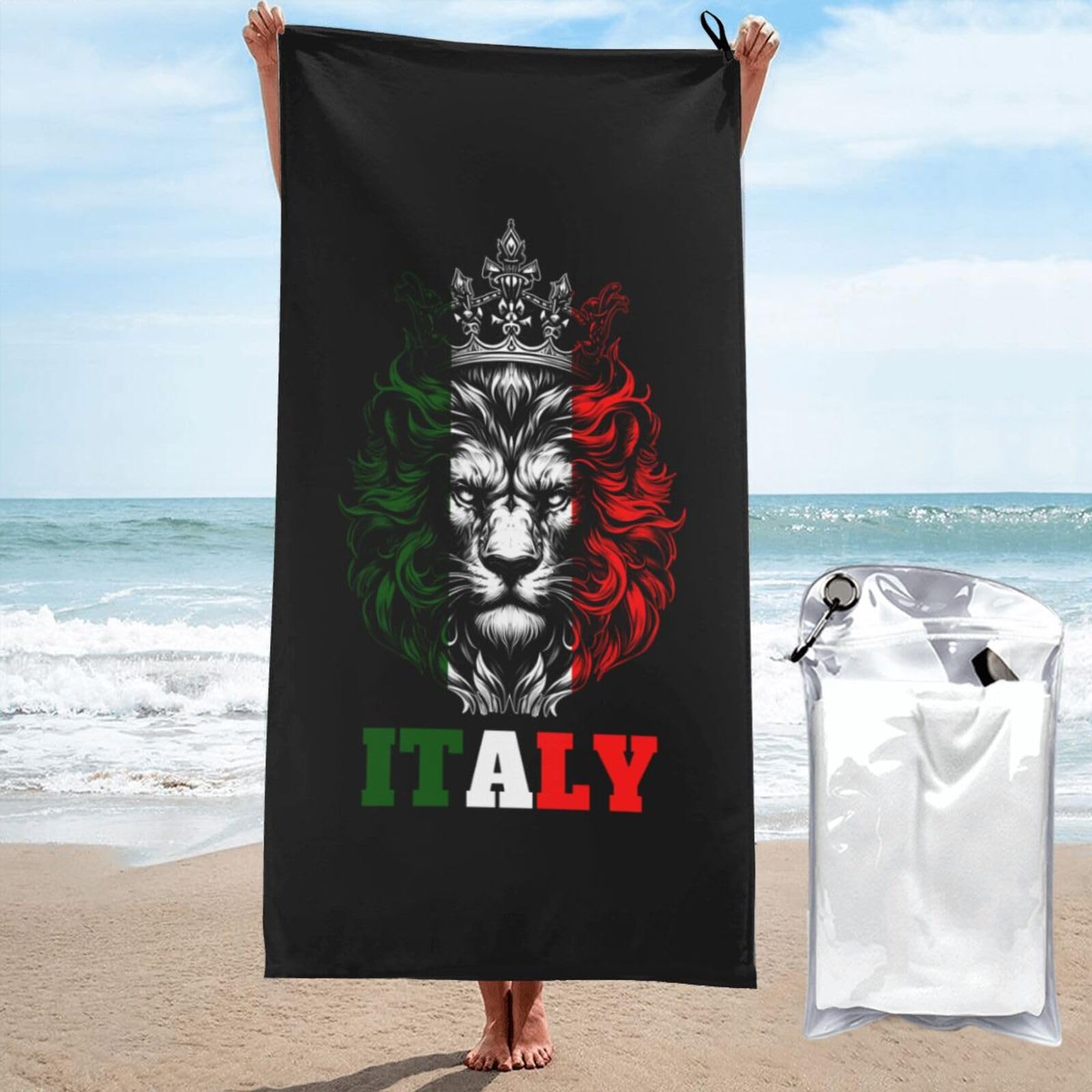 Toalla de sauna de secado rápido y alta absorción con diseño de Italia