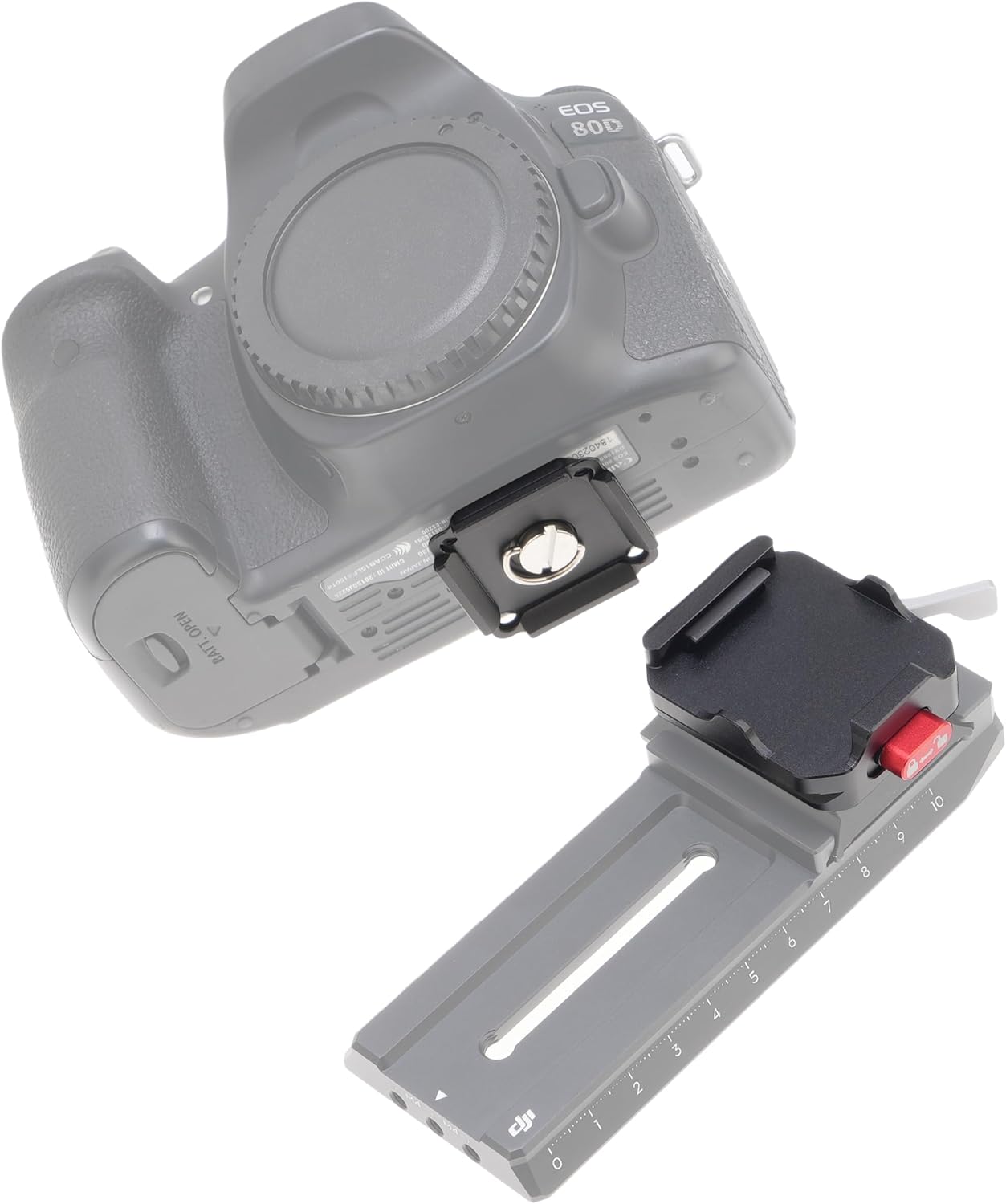 Fotga Arca Swiss Camera Quick Release Plate with 1/4" 3/8" Thread Top Plate + 3 x Base Plate for DSLR Mirrorless Camera Tripod Monopod DJI Stabilizer Slider