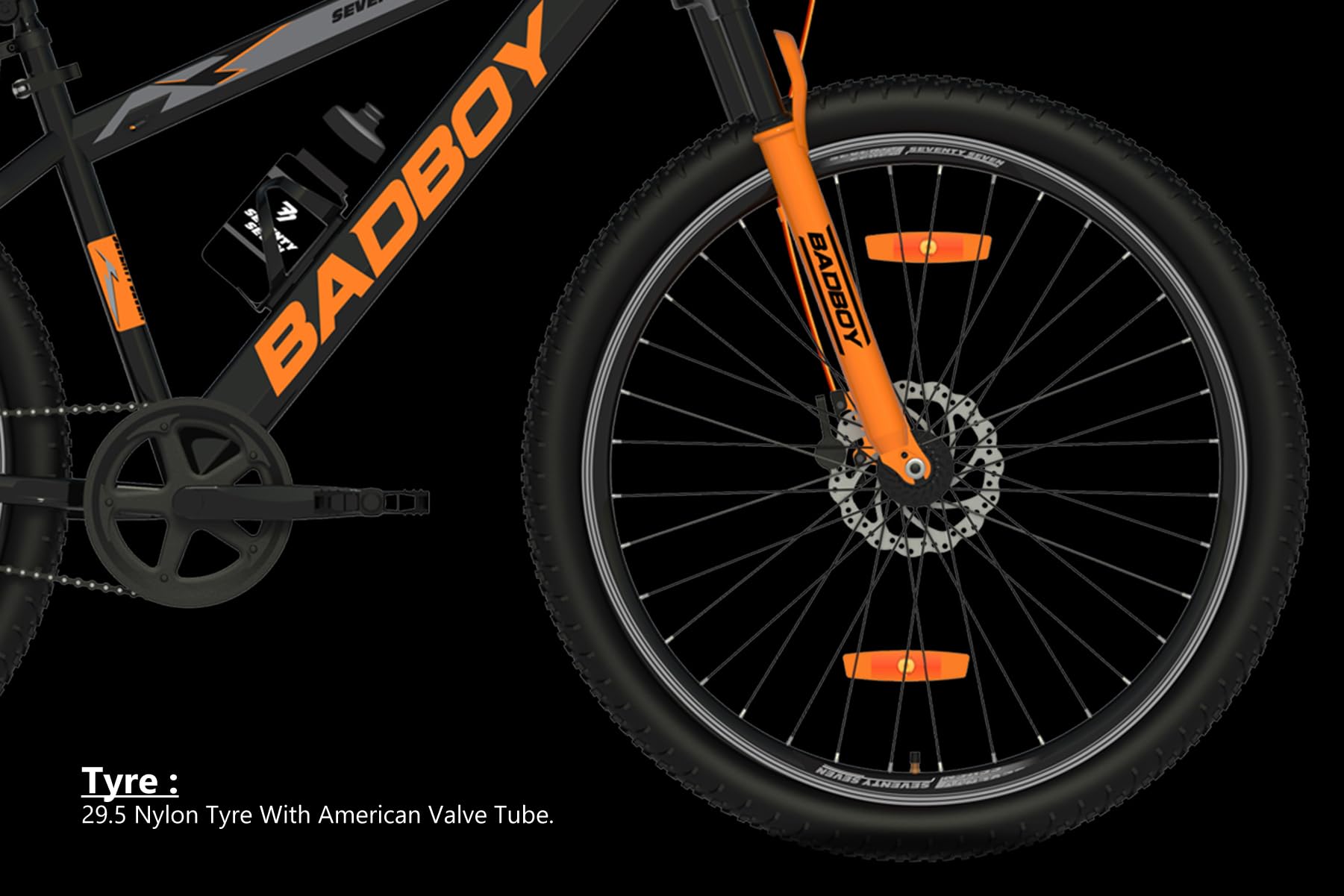 コバラ77 Buy SEVENTY SEVEN Bad-BOY Front Suspension Dual Disc Brake Single