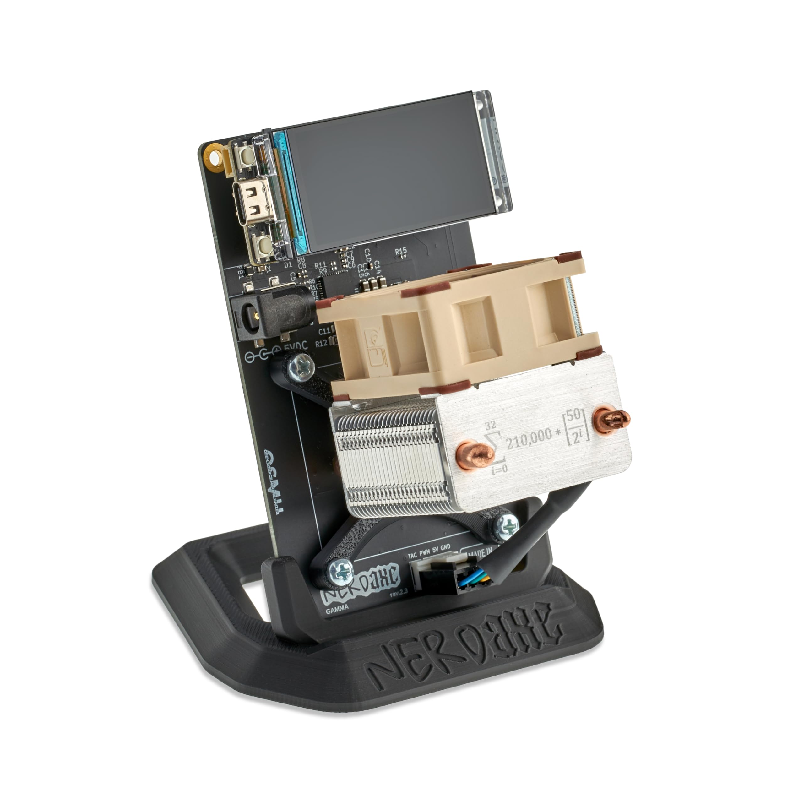 Nerdaxe Gamma Bitcoin Miner – Premium Plug-and-Play Home und Solo Miner |  1,3 TH/s | Made in Germany | inkl. Netzteil & Halterung: Amazon.de:  Computer & Zubehör