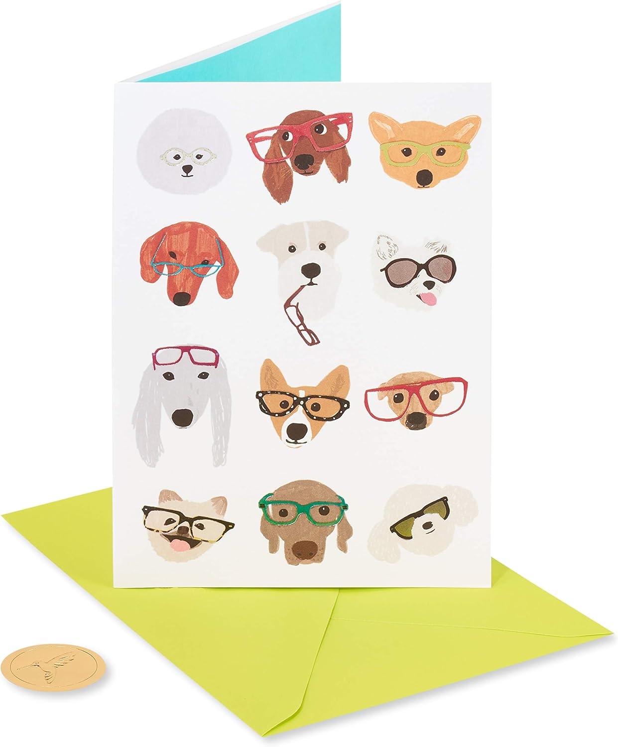 Papyrus Blank Card (Dogs with Glasses) - Image 4