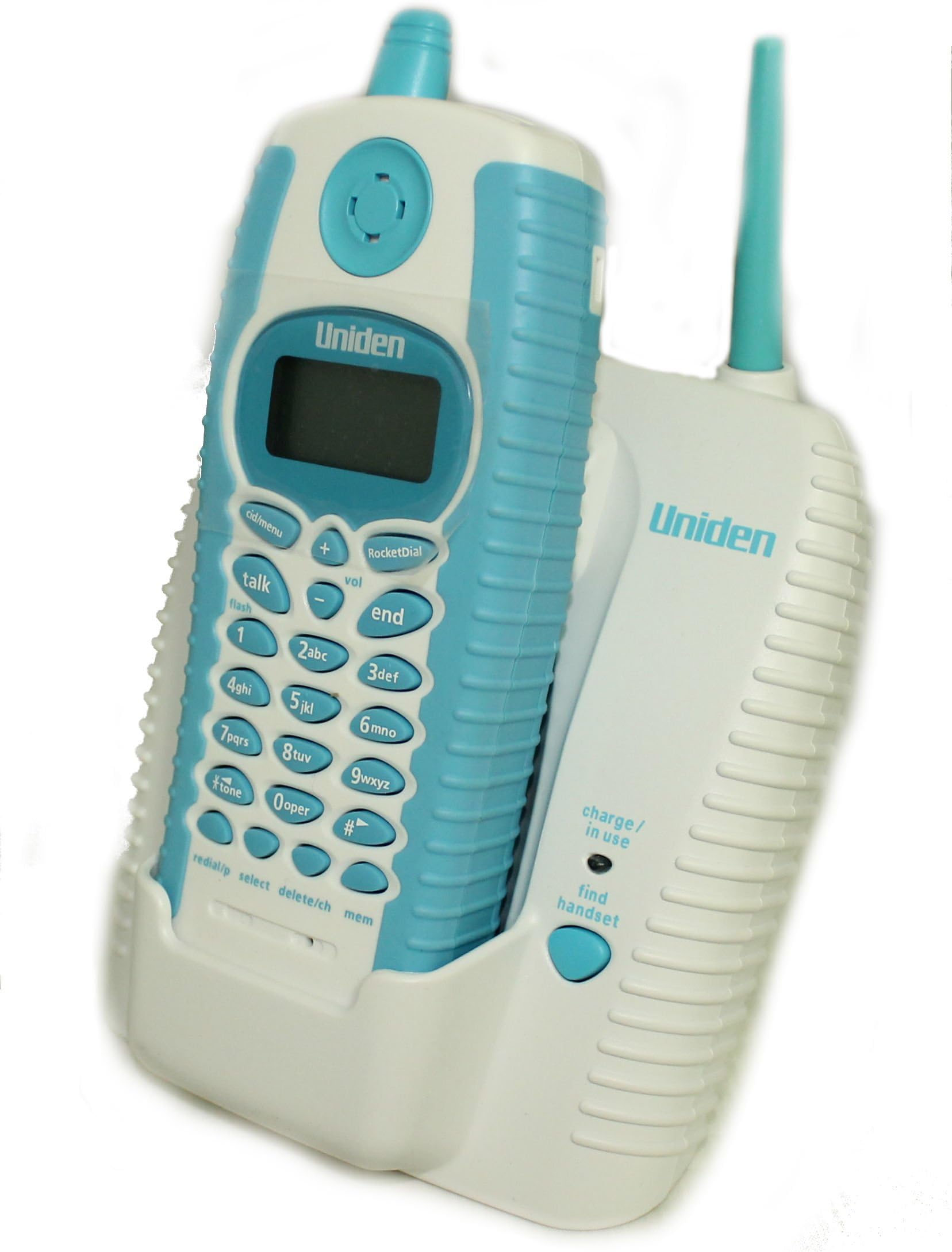 Uniden WXI377 900 MHz Water-Resistant Cordless Phone with Caller ID White