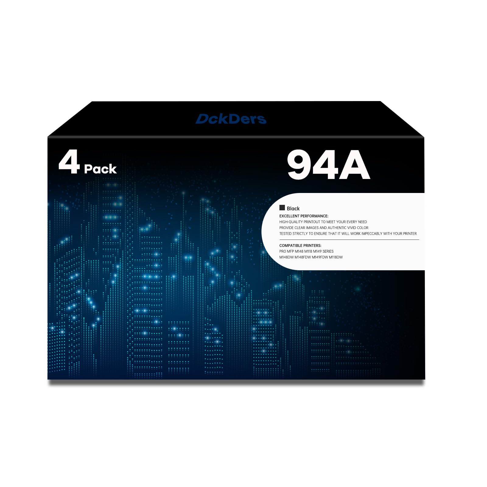 Valuetoner Cartucho De Tóner Compatible De Repuesto Para HP 94A Cartucho De Tóner Negro CF294A Para Impresora Pro MFP M118dw, M148dw, M148fdw, M148, M118 ( Negro, Paquete De 4
