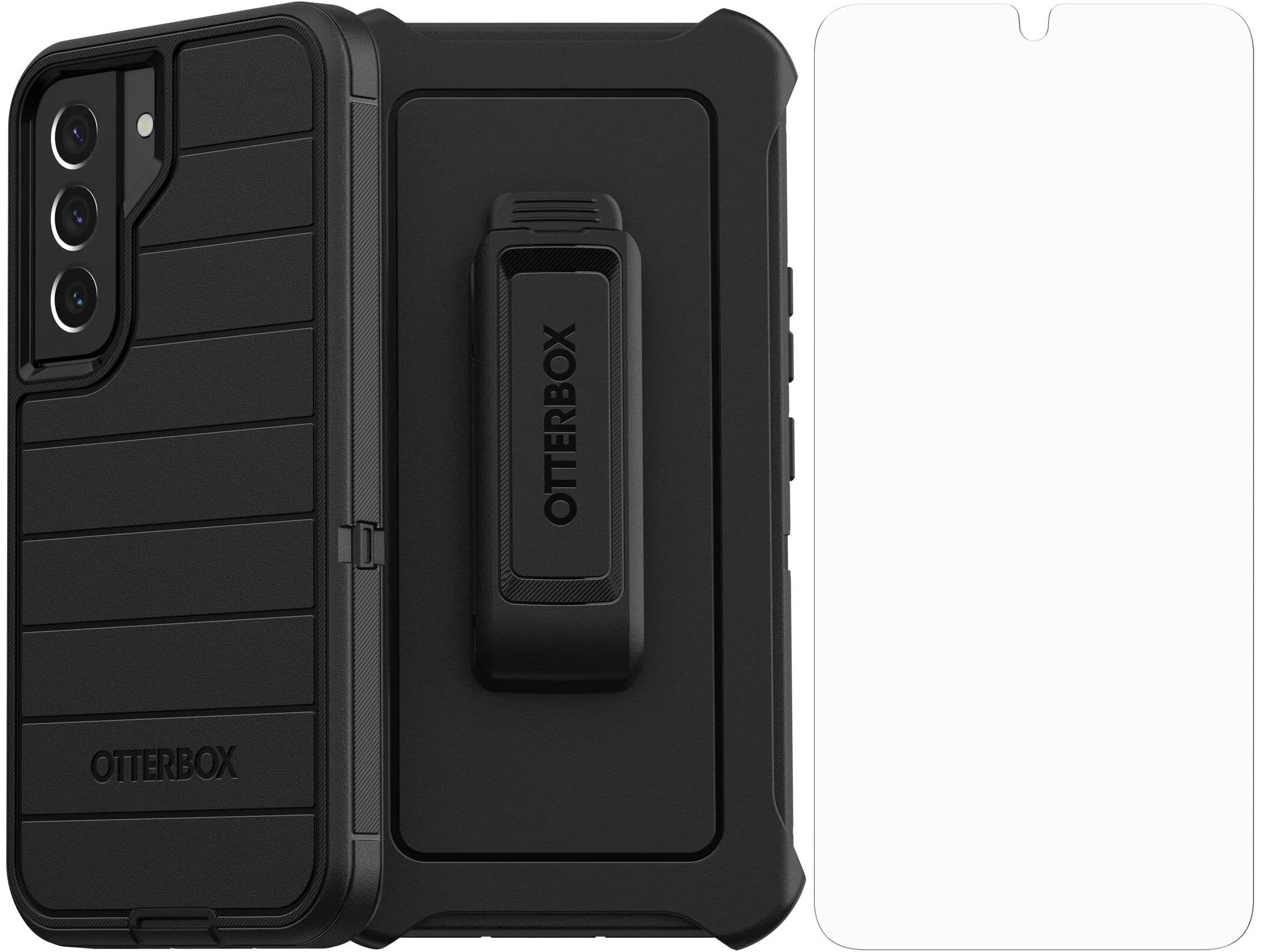 OtterBox Defender Series Case for Samsung Galaxy S22 (Only) - with Screen Protector - Holster Clip Included - Microbial Defense Protection -
