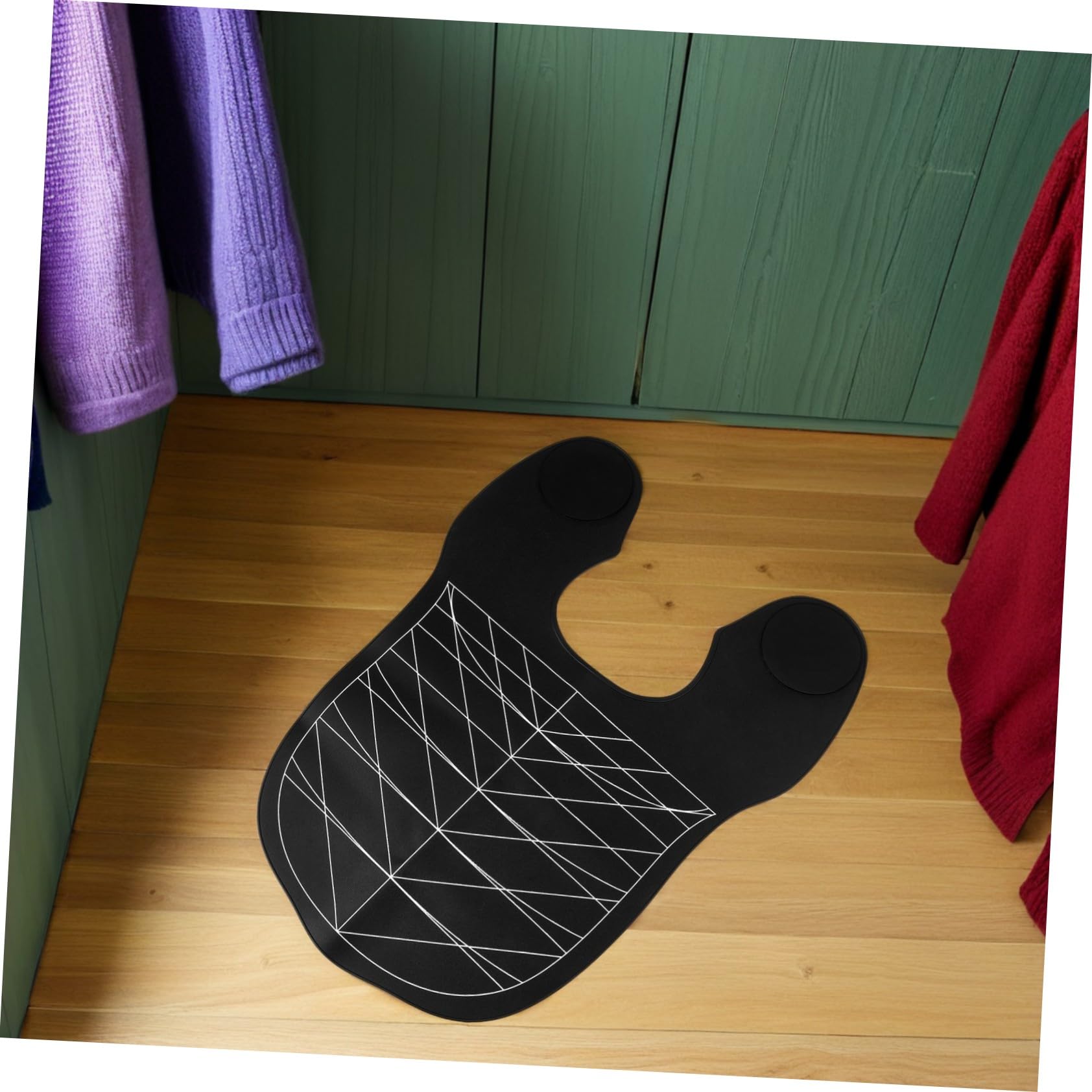 Mantello da Parrucchiere in Silicone Nero, Collare Tinta Chioma, 2 Pezzi | Riutilizzabile, Pulizia Facile, Protezione, Comfort Ergonomico, per Casa e Salone Professionale
