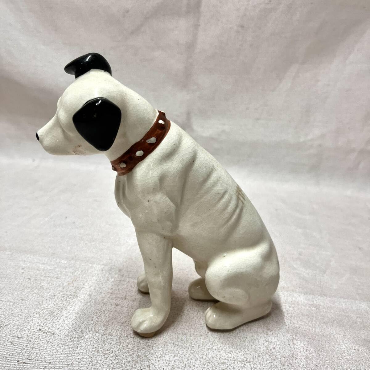 ビクター　ニッパー犬　置物 Amazon.co.jp: VICTOR ビクター ニッパー犬 陶器 置物 2個