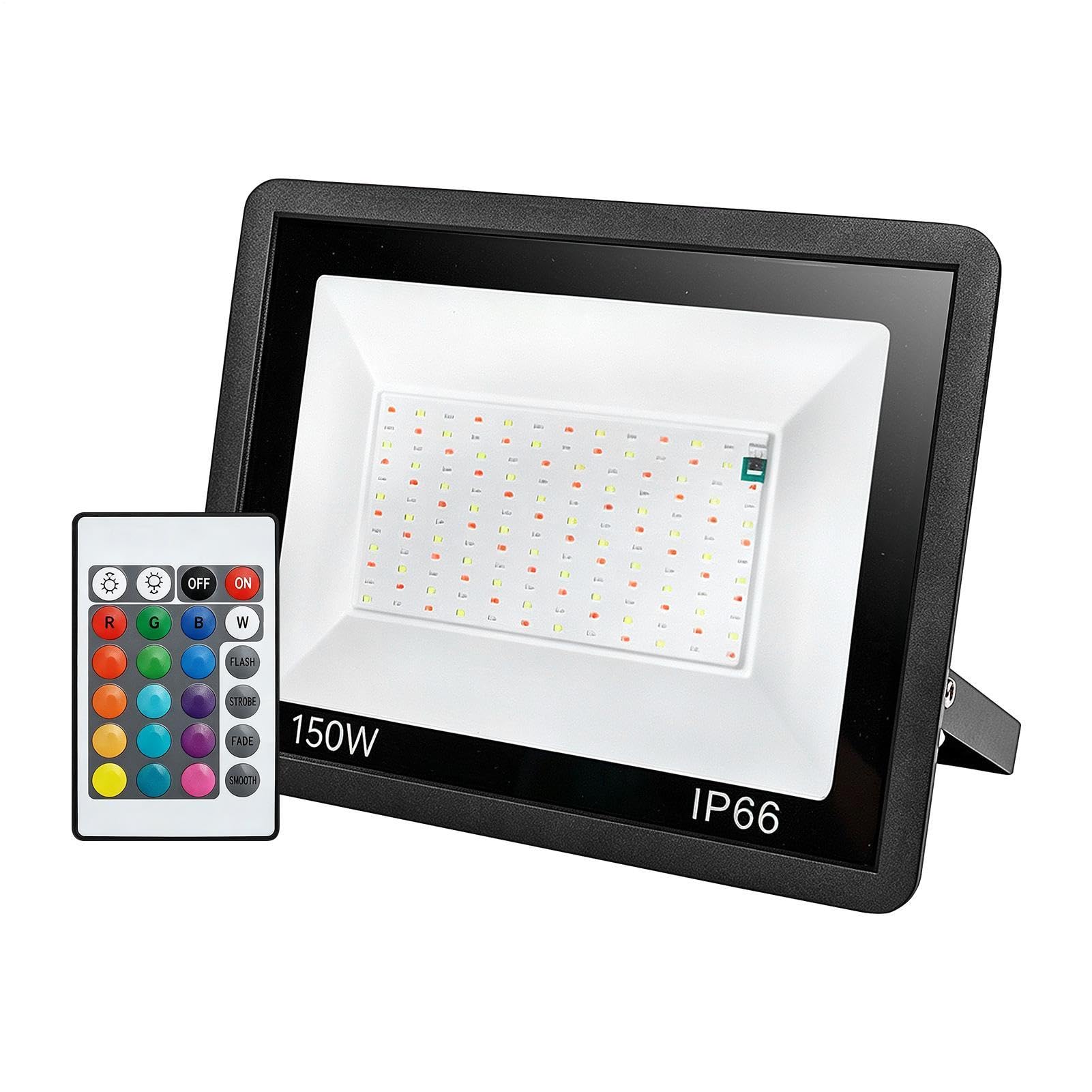 Naświetlacz LED do użytku zewnętrznego Oprawa Tarasowa RGB z Funkcją Zmiany | Naświetlacze Podwórkowe Zewnętrzne do garażu, chodnika, ścieżki, ganku, tarasu,
