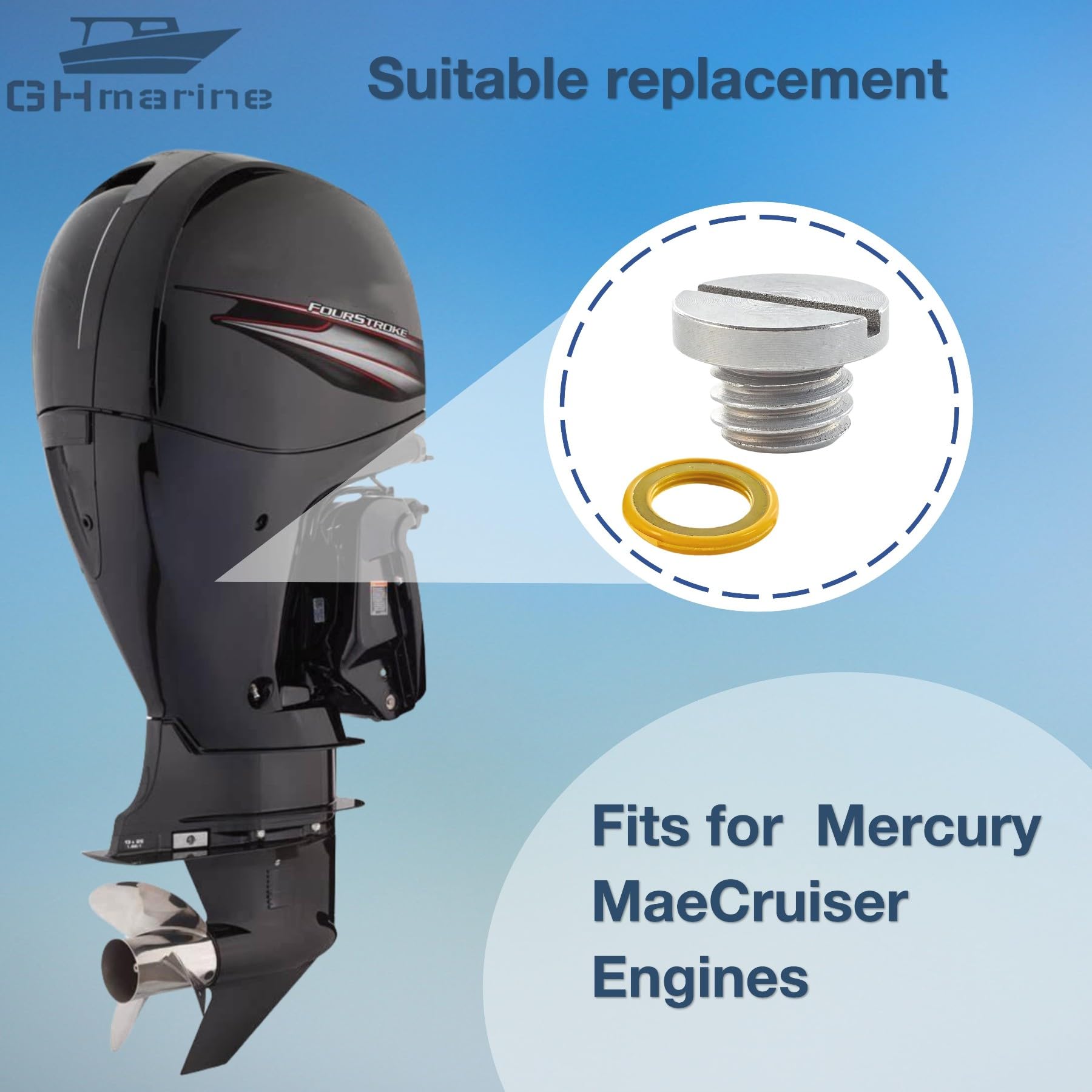 MERCURY EFI 40 CV 995CC. OLIO DALLO SCARICO DEL MINIMO (FOTO - Foto 5