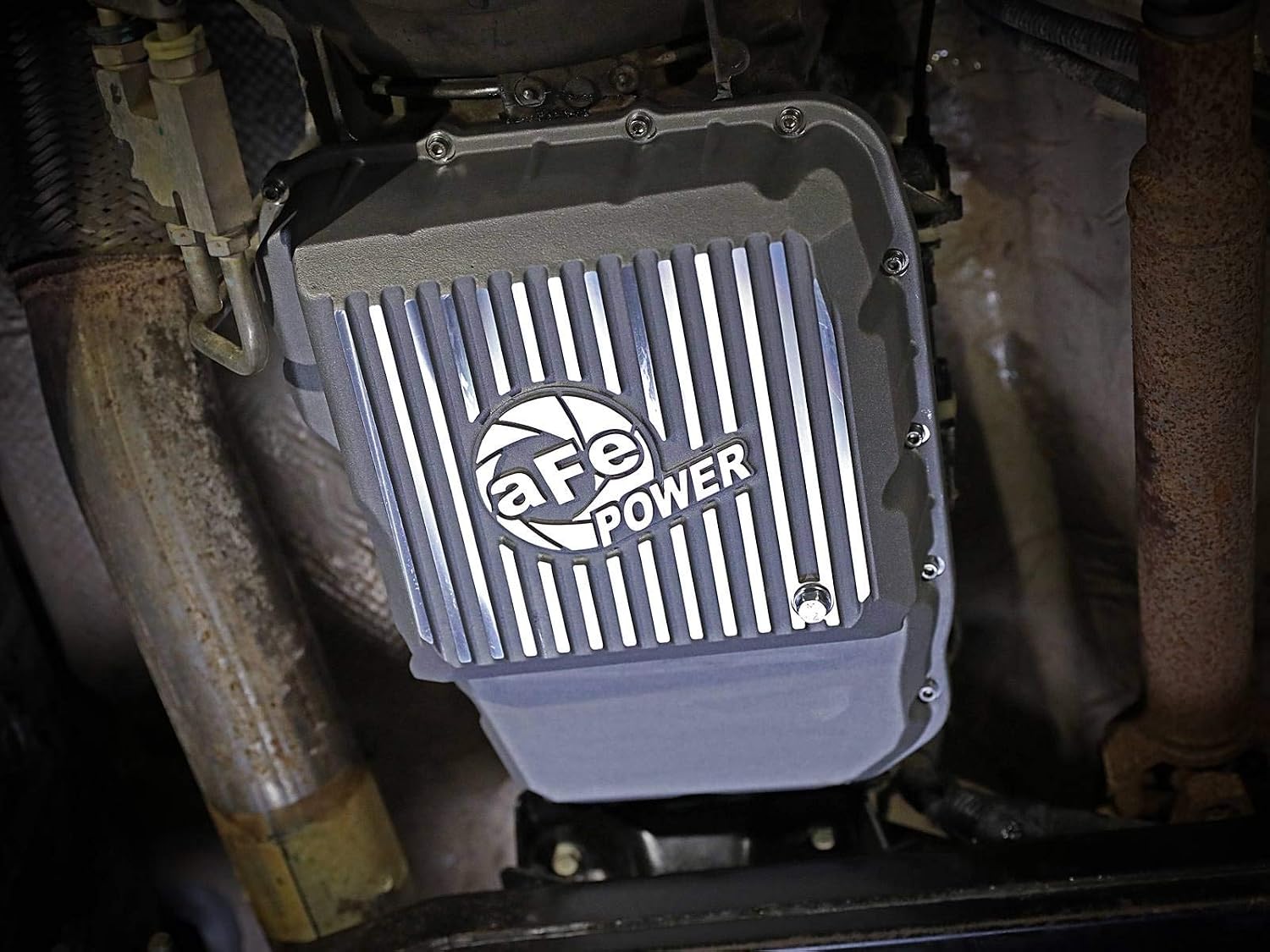 aFe Power 46-71160A Transmission Pan Raw w/Machined Fins