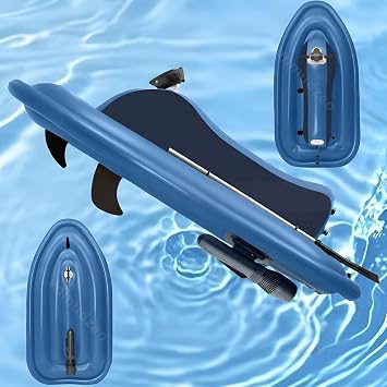 Electric Inflatable Motorboat,500 W 700 W Removable Thruster,Summer Kayak Paddle Board Swim Party Toy,for Water Sports Enthusiasts Motorboat