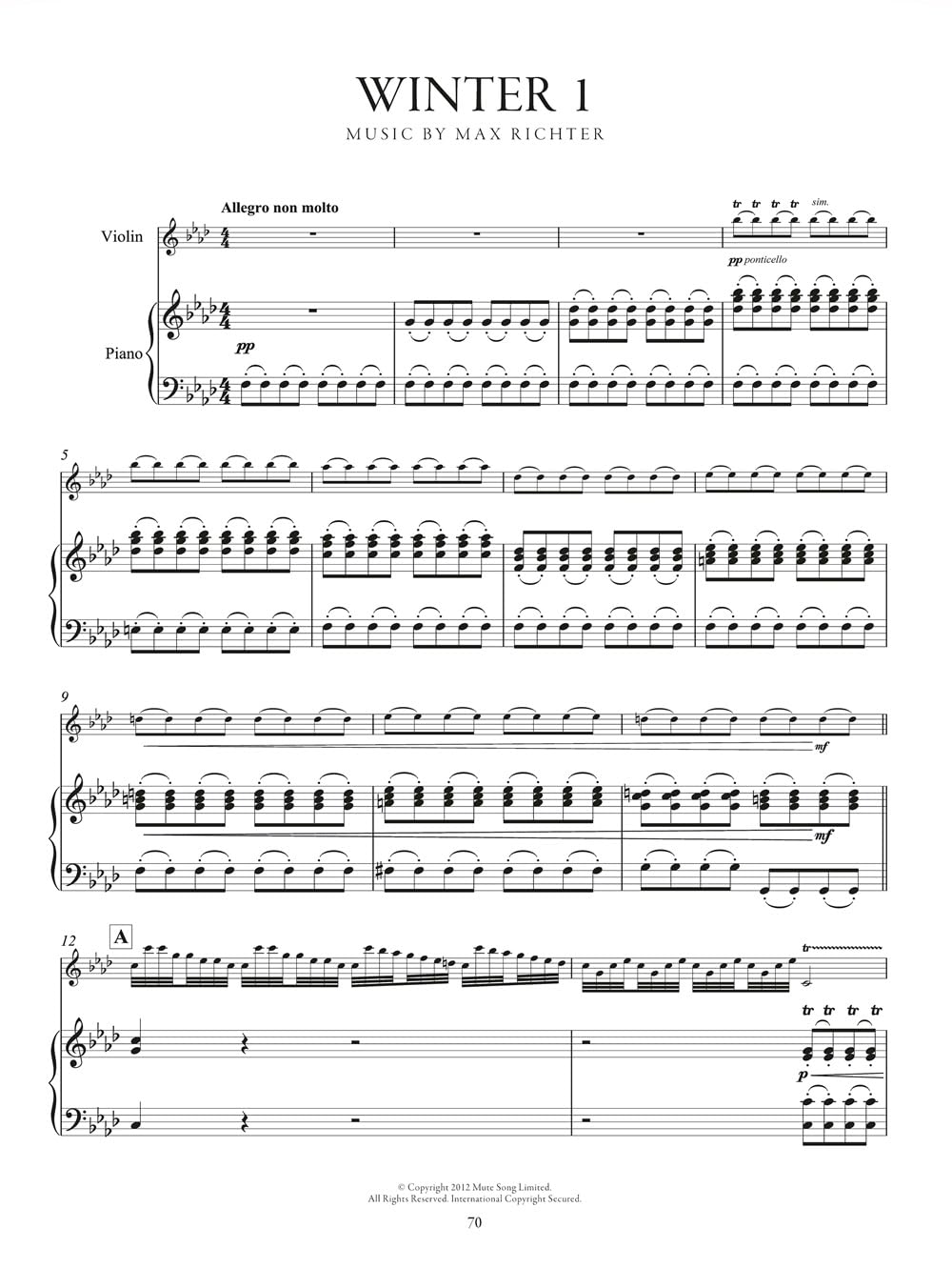 Recomposed by Max Richter - Vivaldi: The Four Seasons: Violin with Piano Accompaniment