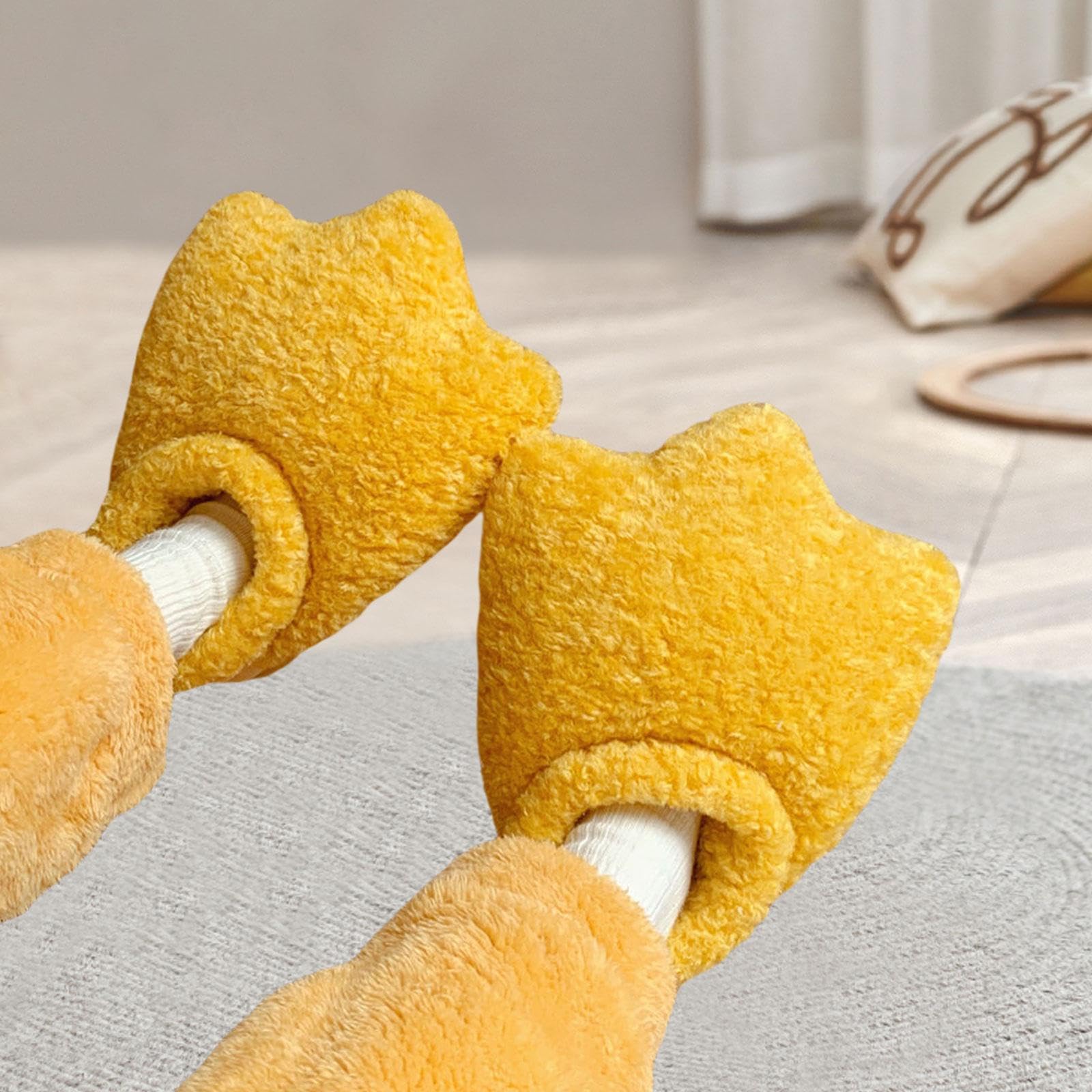 Perfeclan Pantofole a Forma di Zampa D'Anatra per Donna, Pantofole da casa Originali per Camera da Letto e Appartamento, 38-39