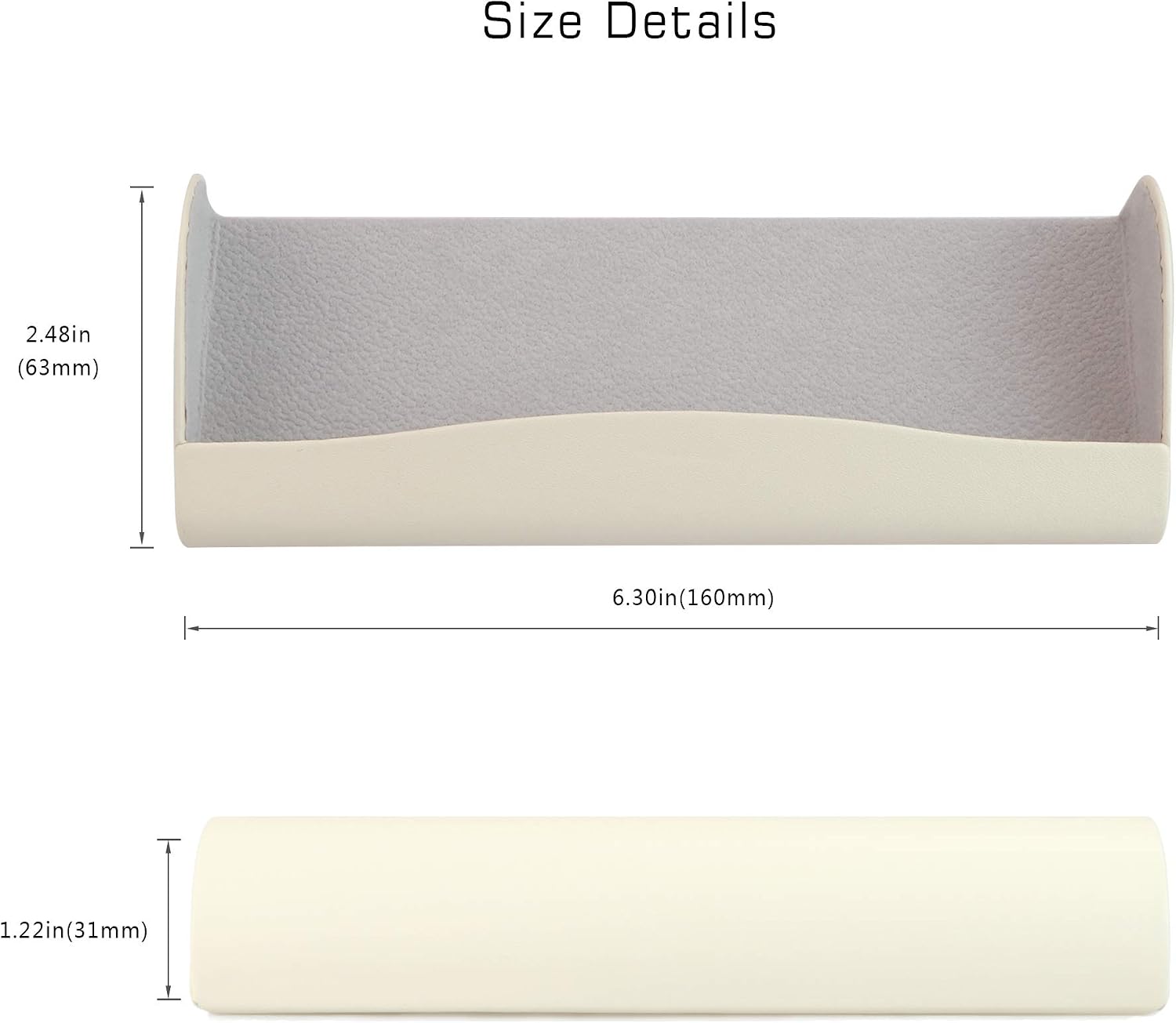 VisionGlobal Hard Shell Eyeglass Case for Eyeglasses and Sunglasses for Men/Women and Kids