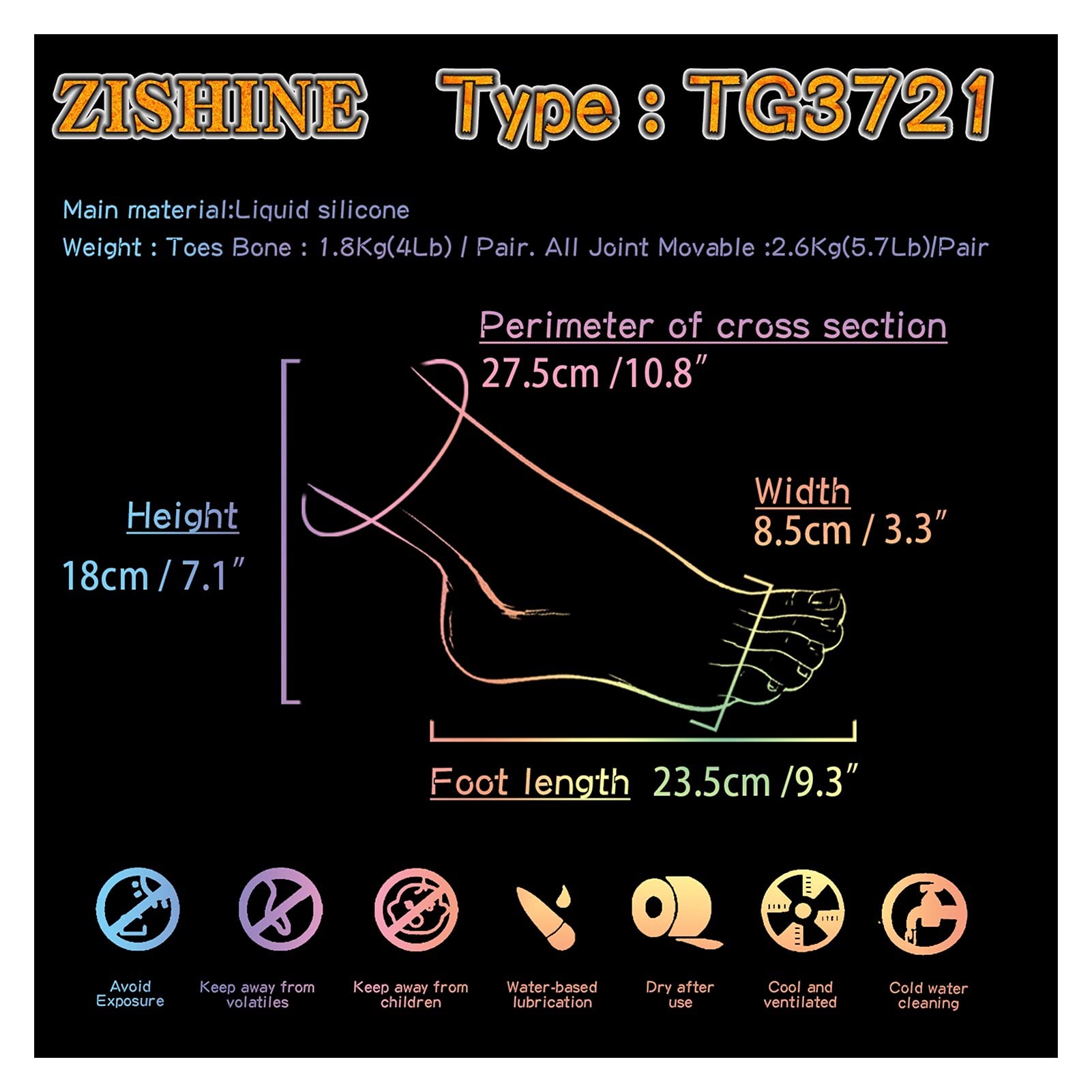 Symulacja Model Stopy krwionośne Widzialne Wyświetlacz Manicure Pedicure Pończochy Buty Strzelanie Rekwizyty Silikon TG3721(Toes No Bone,One pair)