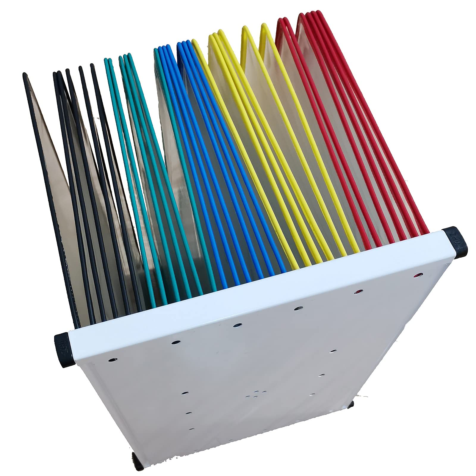 PROPFE Sistema de visualización montado en la Pared, Carpeta de 30 páginas, Utilizado para Mostrar catálogos de tamaño A4/Archivos de Taller/menús, etc., abigarrado (Color : Multicolor)
