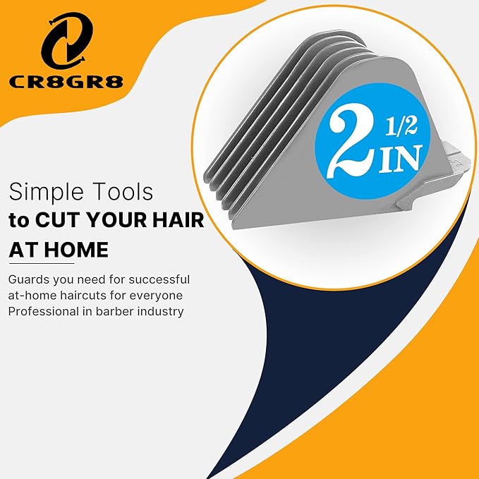 Guías para Cortadora de Pelo CR8GR8 6 Piezas Extra Largas miniatura 3