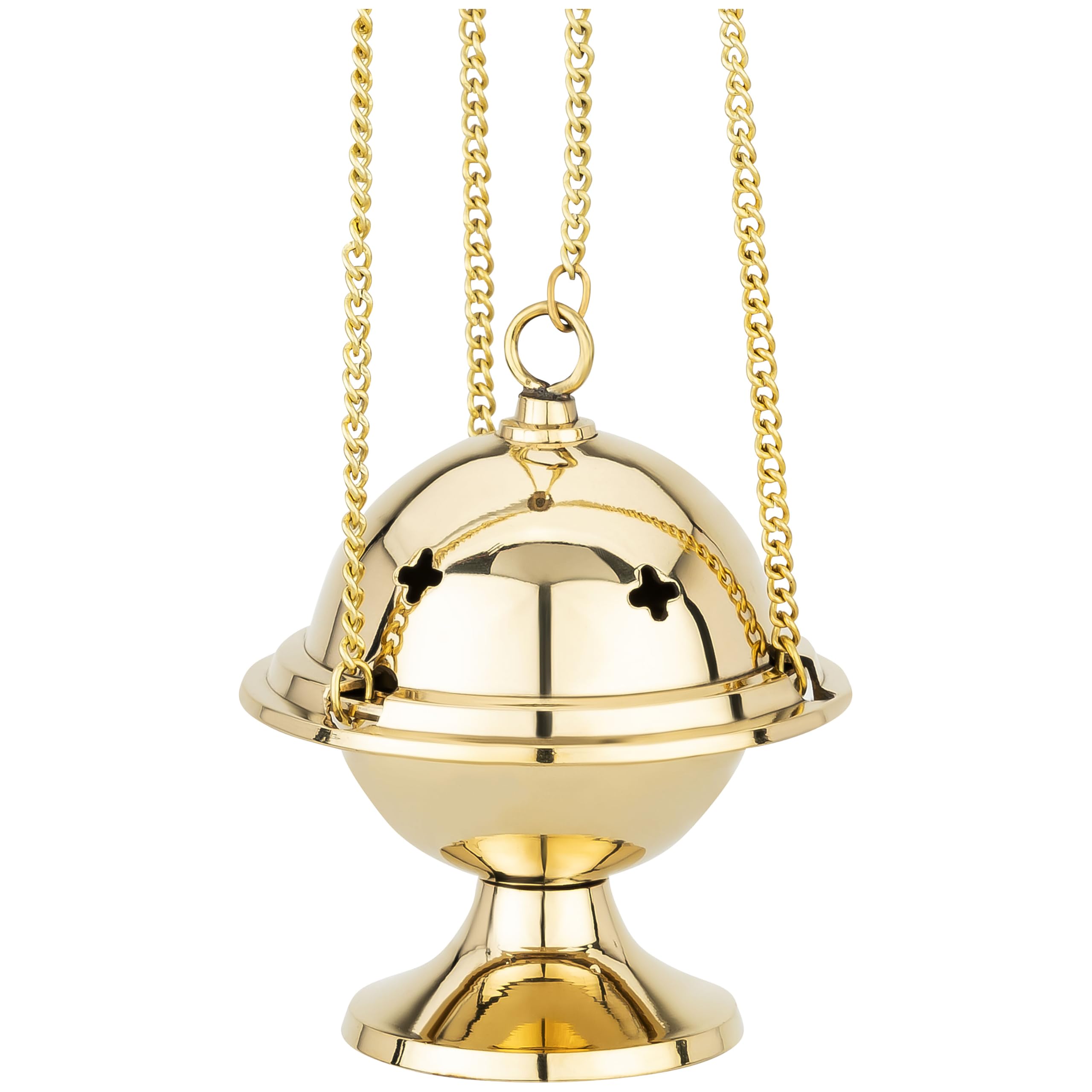 Thurible in polished brass product thumbnail 3