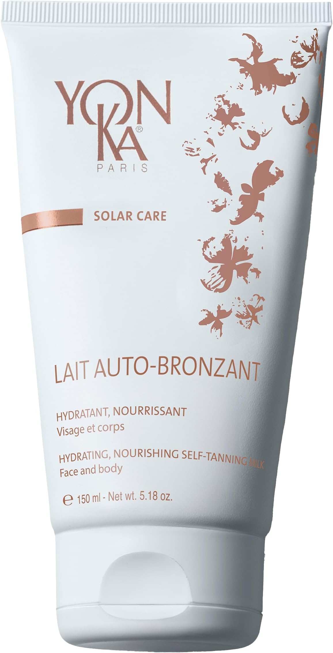 Yon-Ka Lightweight Self Tanning Body Lotion, Buildable Coverage for Natural Sunkissed Glow, Anti-Aging Antioxidant Serum with Vitamin E, 100% Natural Self Tanning Active, Vegan, 5.18 Oz/150ml