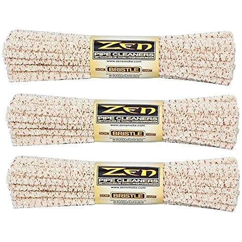 Zen Bundles Zen Pipe Cleaners Hard Bristle, 132 Count (Pack