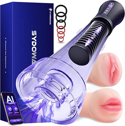 Juguetes sexuales para hombre, juguetes para adultos, masturbador masculino de 3 mangas, bomba de placer de coño de bolsillo, control inteligente de