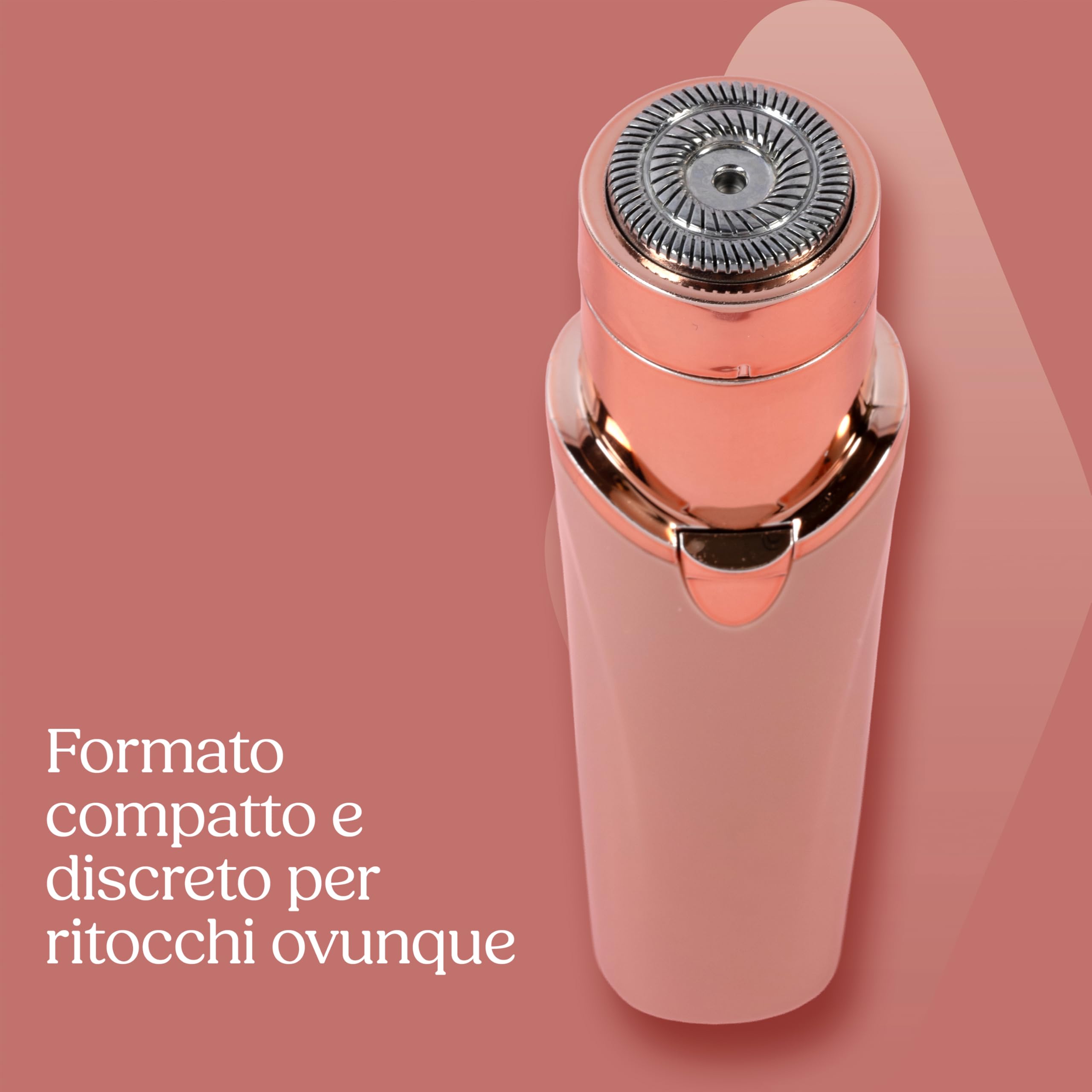 Wilkinson Sword Intuition rifinitore e regolatore per il viso da donna, rasoio per sopracciglia e rifinitore per peli del viso 2in1 con 2 accessori, 1 spazzolina per la pulizia, 1 batteria AA