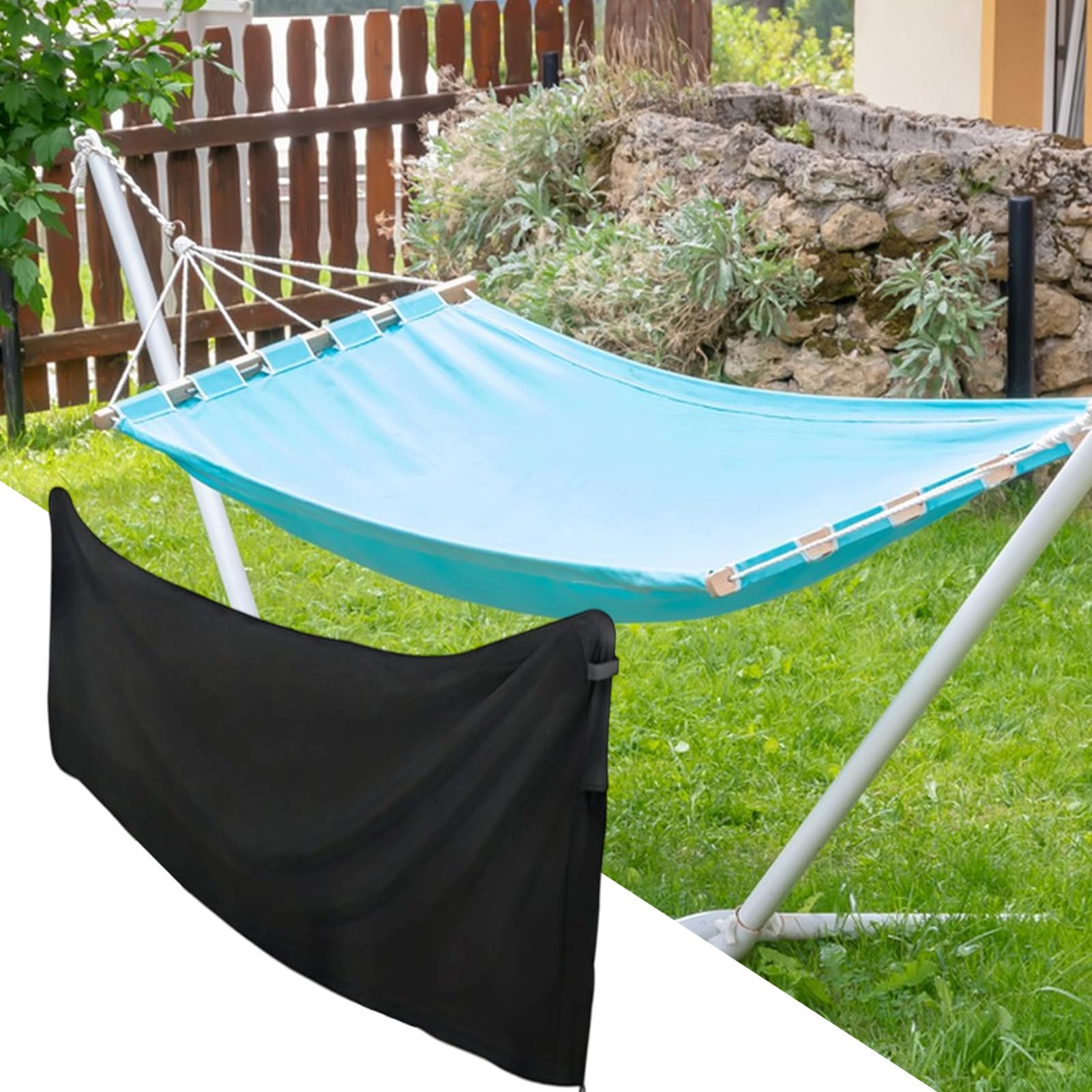 Copertura per amaca esterna impermeabile | Protezione antipioggia per mobili da giardino | Copertura impermeabile per amaca con cordino regolabile per camion campeggio auto escursionismo zaino