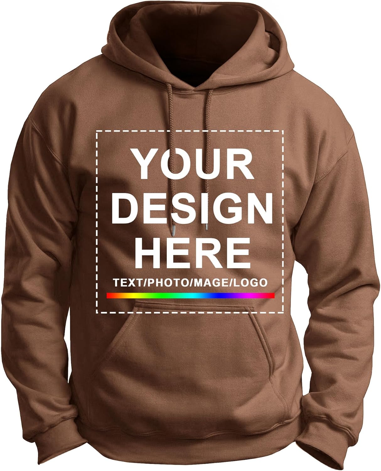 Custom Hoodie for Men Women Personalized Sweatshirt Your Own design DIY print autumn winter Hooded Front/Back
