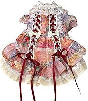 Vista 15 de Moda Vestido de Princesa de Chifón para Perro Dulce Cachorro para Perro EXTRAL Pequeño y Perro Pequeño Rosa M