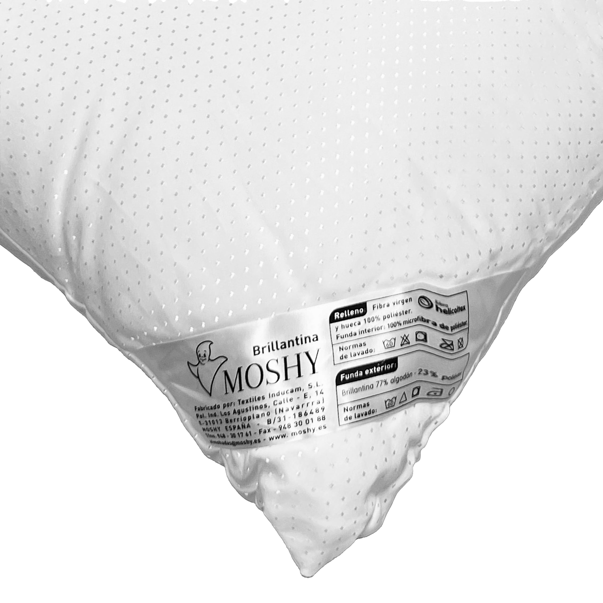 Almohada Brillantina Moshy Algodón y Poliéster 150 cm