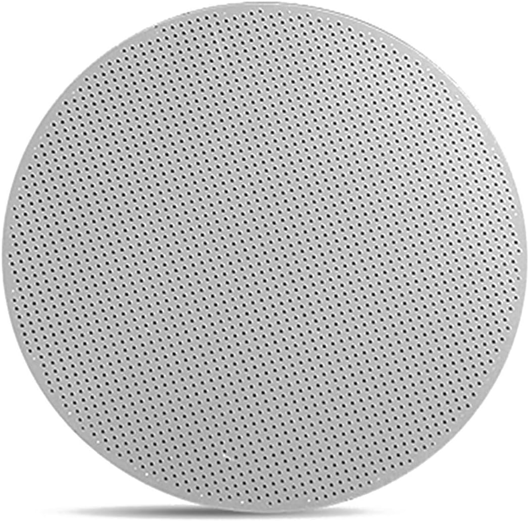 51mm, 53.5mm, 58.5mm Espresso Puck Screen, Fine Mesh Stainless Steel Portafilter Basket Insert for Even Extraction(58.5mm)
