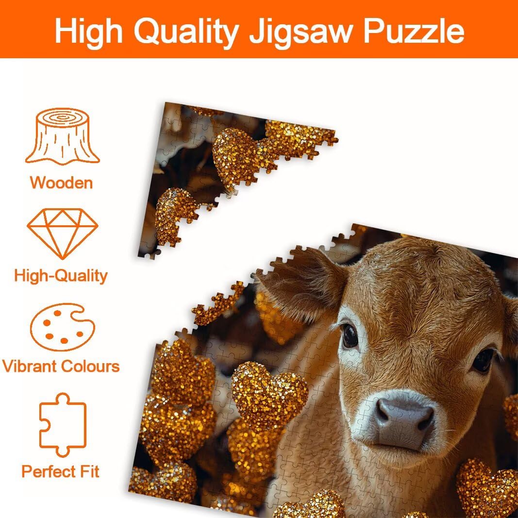 Puzzle Mucca, Puzzle 2000 Pezzi Adulti per Decor, Regalo Donna/Uomo -8780