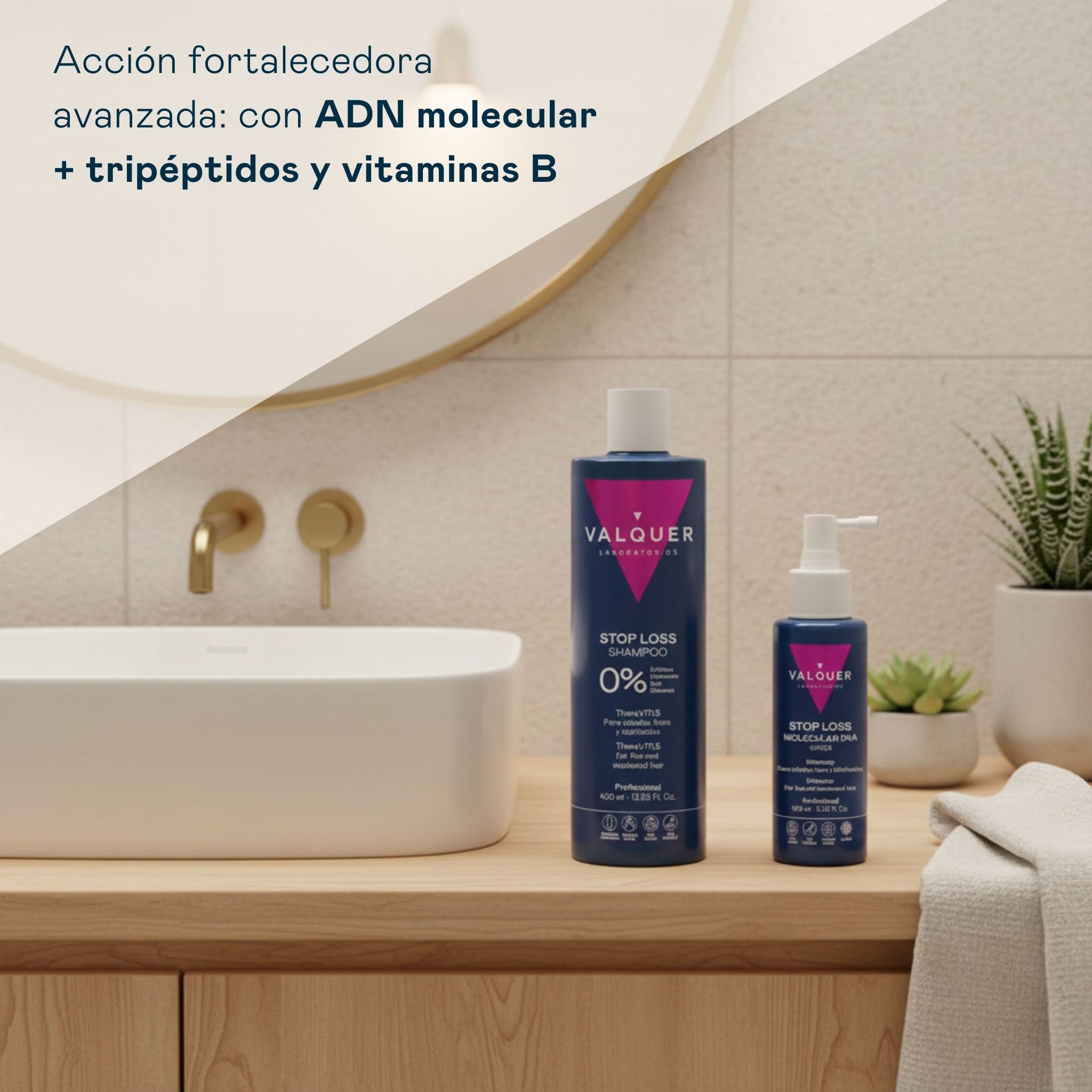 Valquer Pack Anticaída Intensivo Fórmula Zero, Champú 400 ml y Loción Shock 100 ml