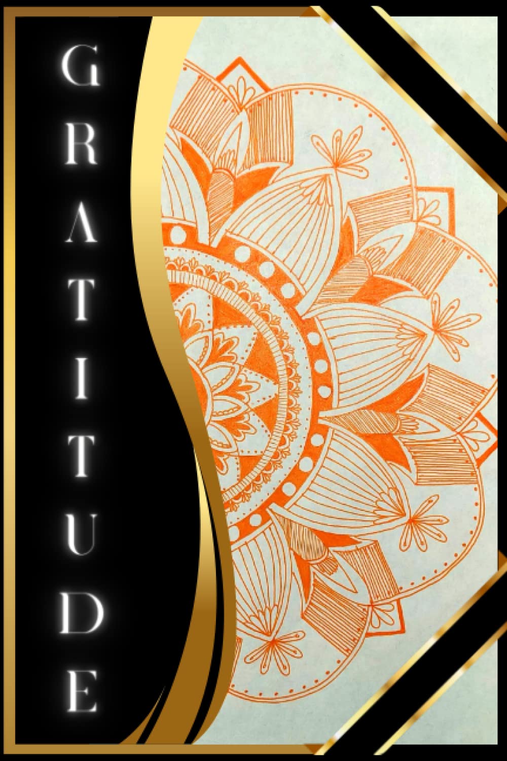 Journal de gratitude orange pour votre routine matinale bien-être
