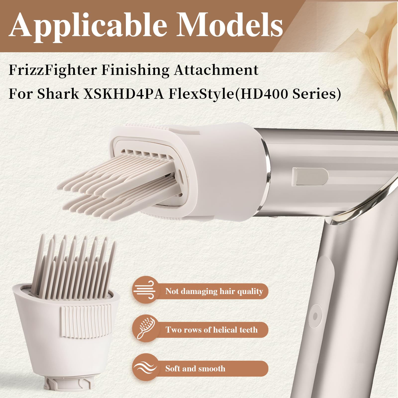 Haarstyling-Werkzeug für Shark XSKHD4PA FlexStyle FrizzFighter Finishing Tool (2)