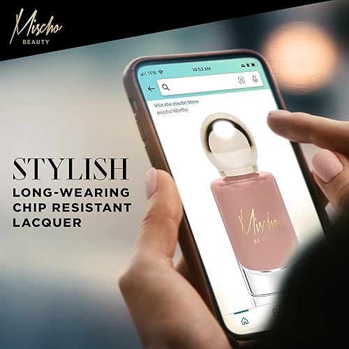 Miniatura 6 de mischo Esmalte de uñas blanco ópalo de lujo, A Beautiful Life, esmalte de uñas vegano similar al gel resistente a las astillas, esmalte de uñas de